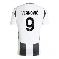 Camiseta Juventus Dusan Vlahovic #9 Primera Equipación Replica 2024-25 mangas cortas